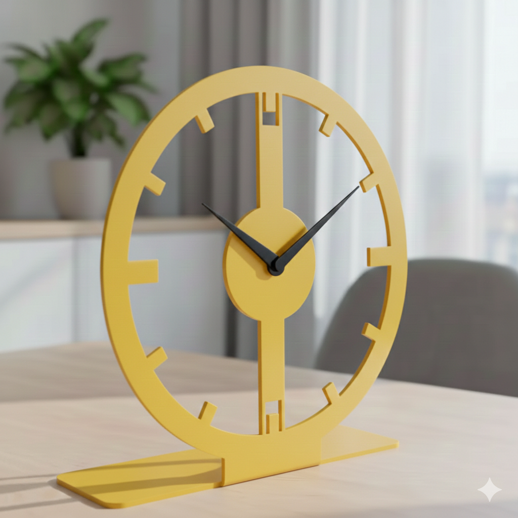 Reloj Minimalista Amarillo